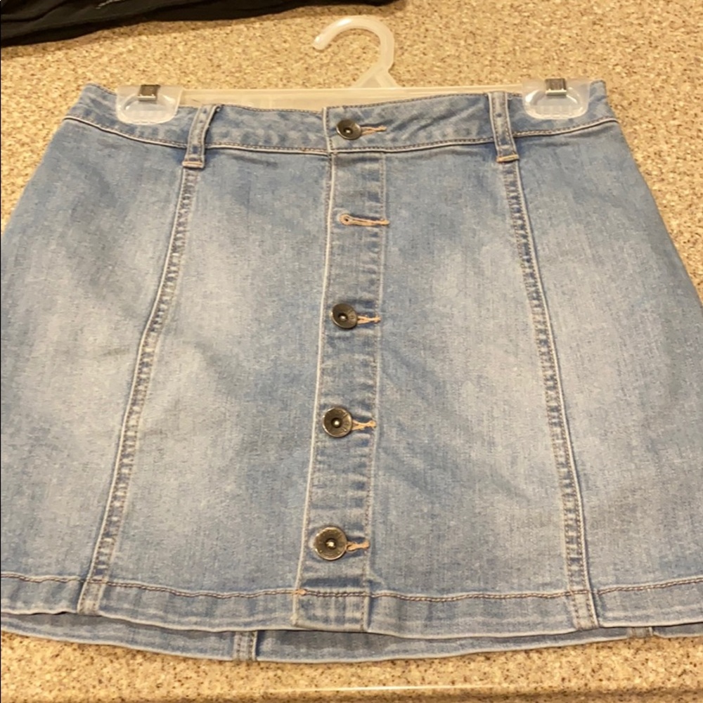 Vans jean skirt